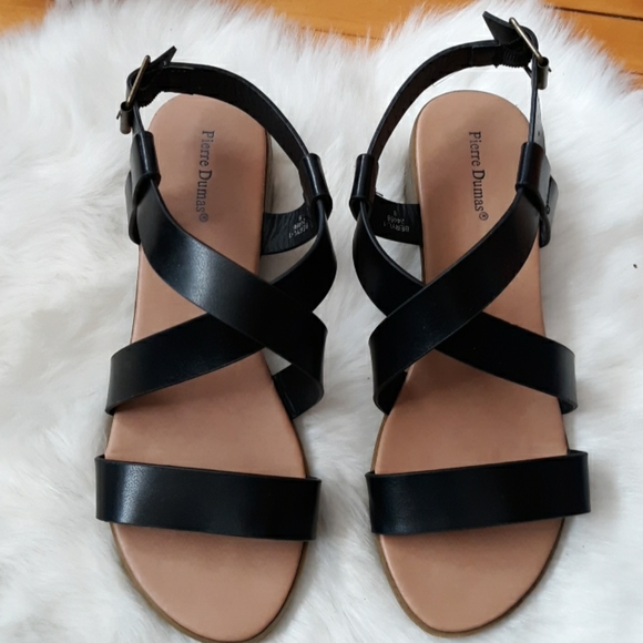 Pierre Dumas Shoes - Pierre Dumas Sandals Black Beryl